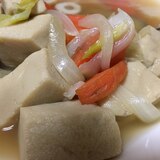 簡単でヘルシーな高野豆腐煮